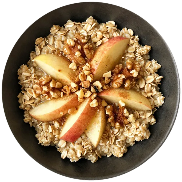 Oatmeal with Apples and Cinnamon