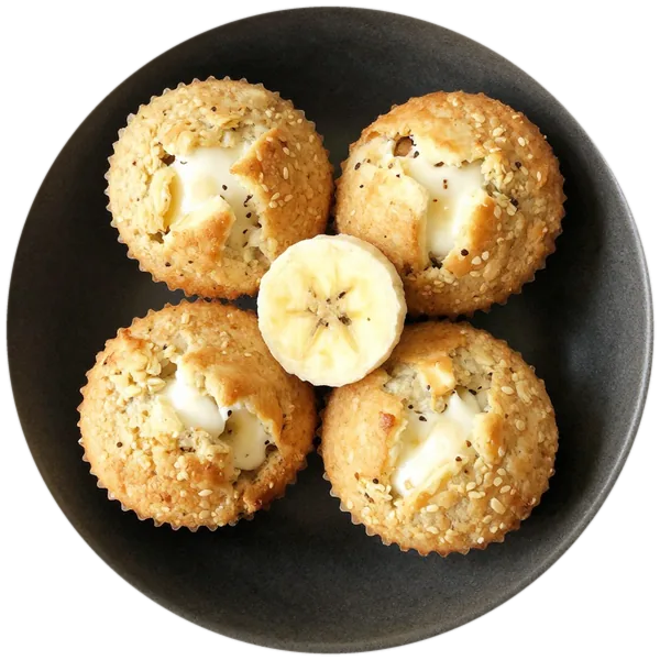 Yogurt Banana Muffins