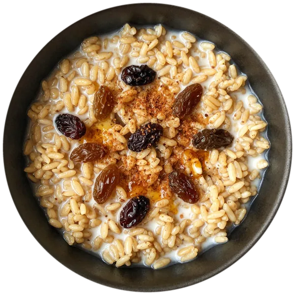 Brown Rice Breakfast Pudding