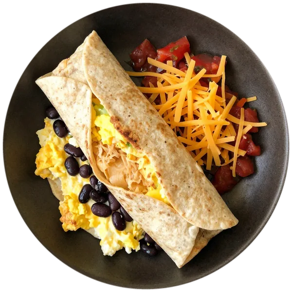 Egg and Veggie Breakfast Burritos