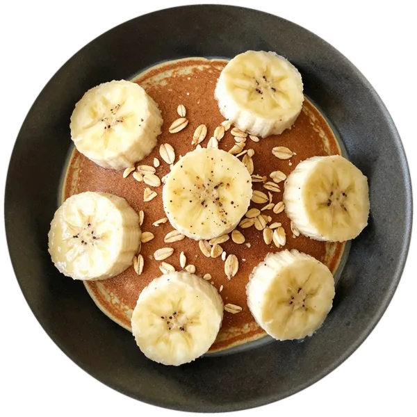Banana Oat Pancakes