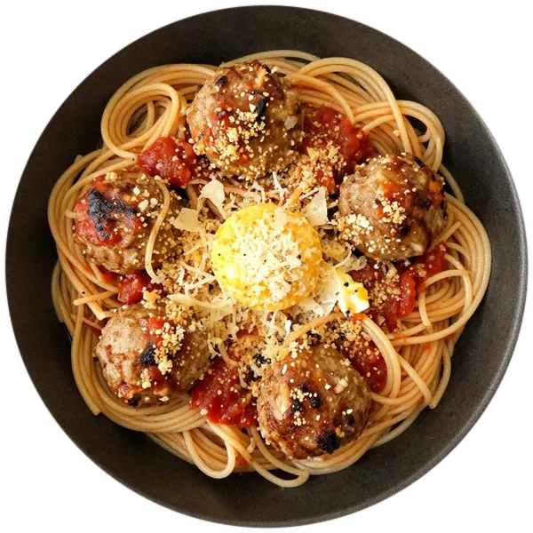 Turkey Meatballs with Pasta