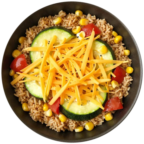 Cheesy Veggie Rice Bake
