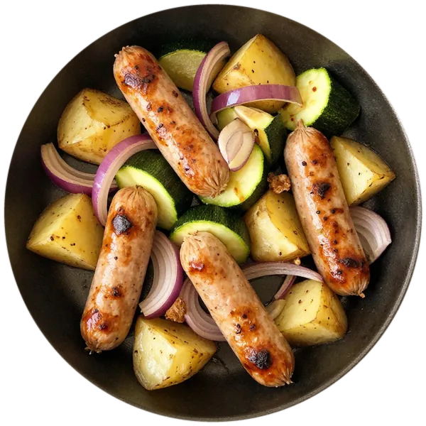 Sheet Pan Sausage and Veggies
