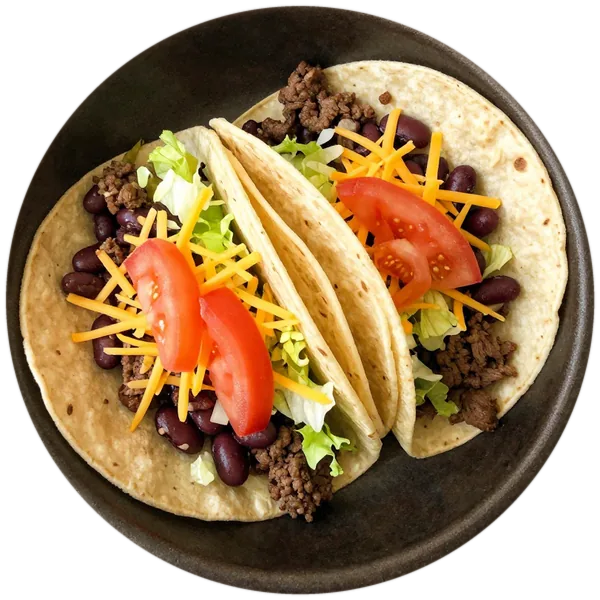 Beef and Bean Tacos