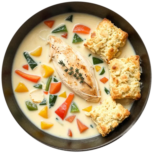 Chicken Pot Pie Skillet