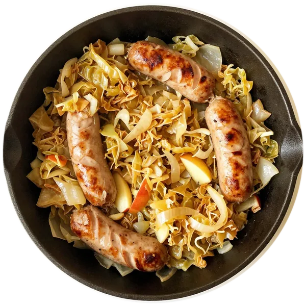 Cabbage and Sausage Skillet