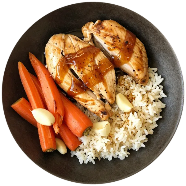 Honey Garlic Chicken with Roasted Carrots