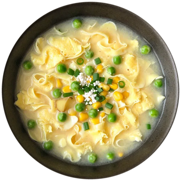 Egg Drop Soup with Veggies