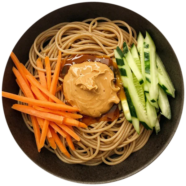 Peanut Noodles with Veggies