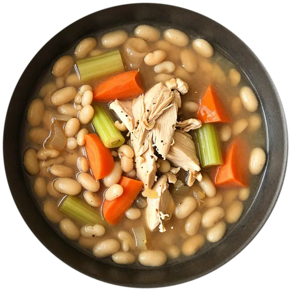 Slow Cooker Turkey and Bean Soup