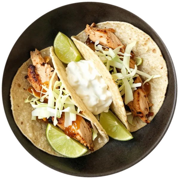 Honey Lime Chicken Tacos