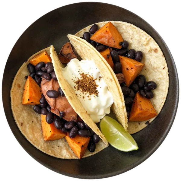 Sweet Potato and Black Bean Tacos